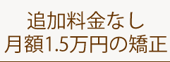 費用の分割払い（金利なし）